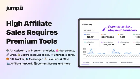 Jump: AI Affiliate Marketing screenshot