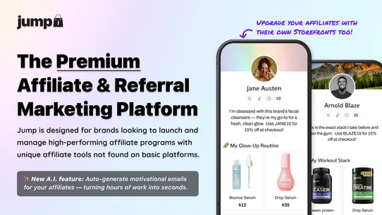 Jump: Affiliate Shops &amp; Links screenshot