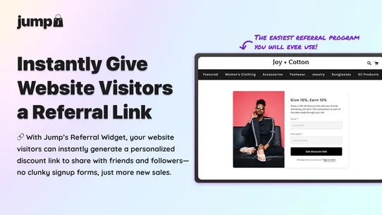 Jump: Affiliate Shops &amp; Links screenshot