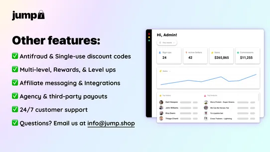 Jump: Affiliate Storefronts screenshot