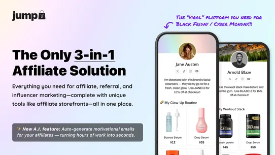 Jump: Affiliate Shops &amp; Links screenshot