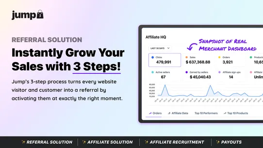 Jump: Affiliate Storefronts screenshot