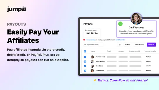 Jump: Affiliate Storefronts screenshot