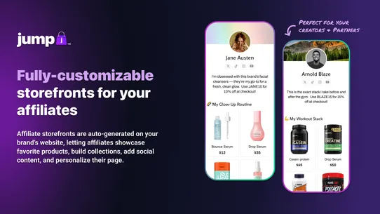 Jump: Affiliate Storefronts screenshot