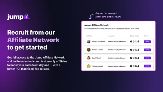 Jump: Affiliate Storefronts screenshot