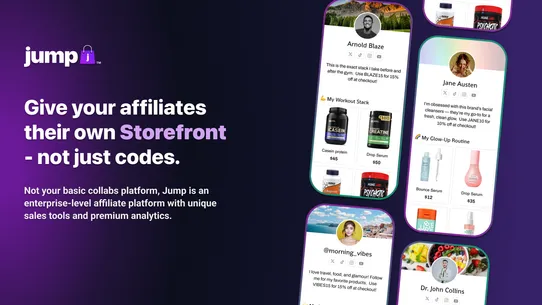 Jump: Affiliate Storefronts screenshot