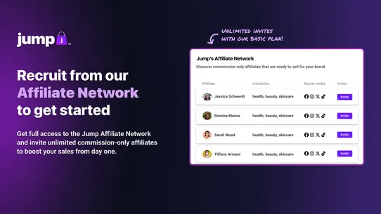 Jump: Affiliate Storefronts screenshot