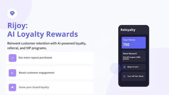 Rijoy: AI Loyalty Rewards screenshot