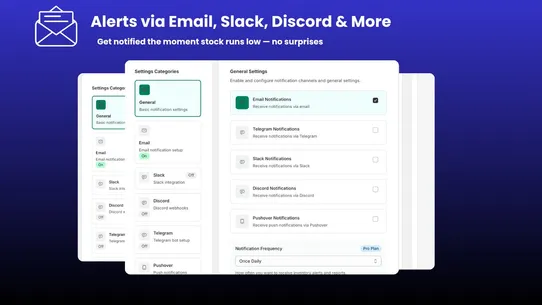 Low Stock AI Alerts &amp; Reports screenshot
