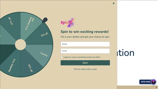 SpinX screenshot