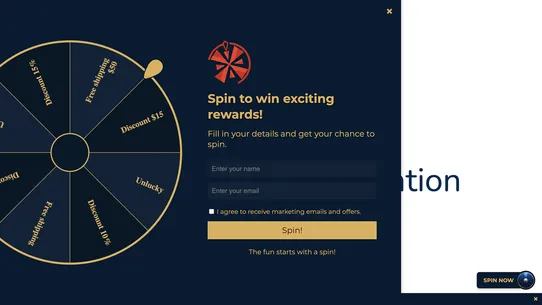 SpinX Wheel ‑ Spin to Win screenshot