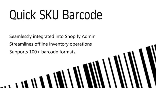 Quick SKU Barcode screenshot