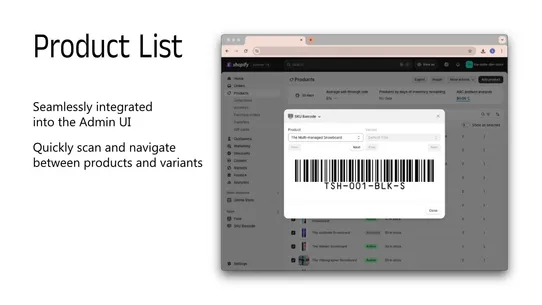 Quick SKU Barcode screenshot