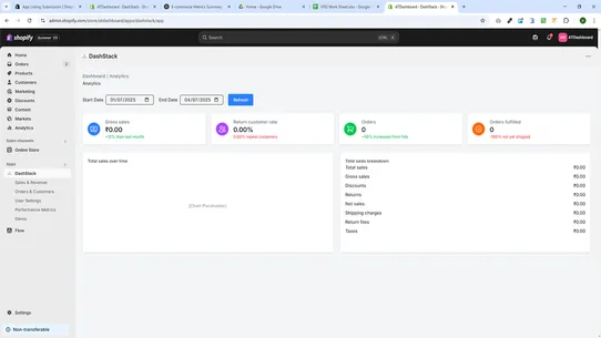 DashStack screenshot