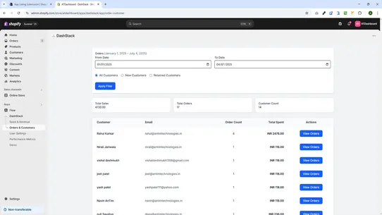 DashStack screenshot