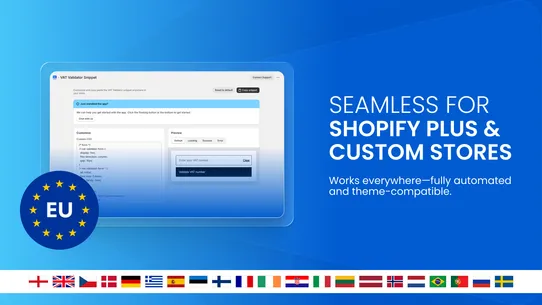 EU VAT TAX EXEMPTION AUTOMATE screenshot
