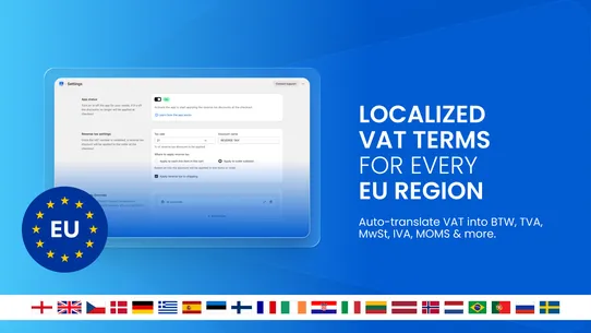 EU VAT TAX EXEMPTION AUTOMATE screenshot