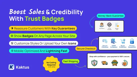 K: Trust Badges screenshot