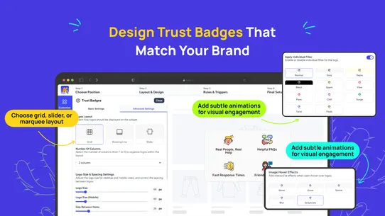 K: Trust Badges screenshot