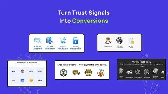 K: Trust Badges screenshot