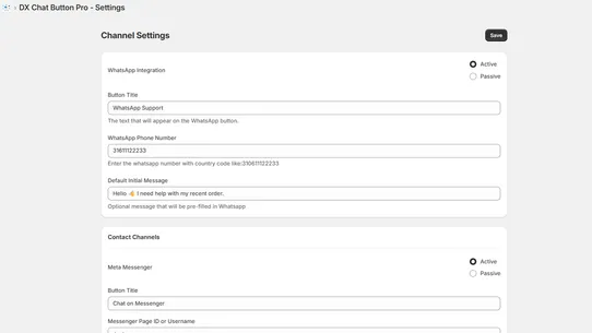 DX Chat Button Pro screenshot