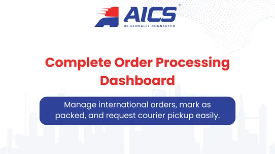 AICS International Shipping screenshot