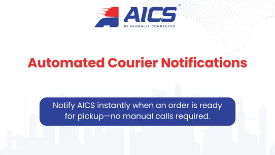AICS International Shipping screenshot