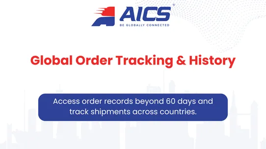 AICS International Shipping screenshot