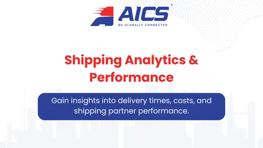 AICS International Shipping screenshot