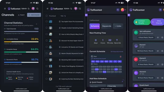 Trafficontent‑ Blog automation screenshot