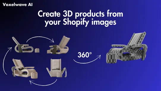 Voxelwave AI: 3D models &amp; AR screenshot