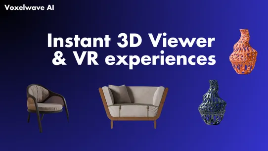 Voxelwave AI: 3D models &amp; AR screenshot