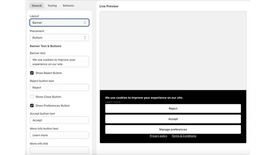 CookieBuddy: GDPR screenshot