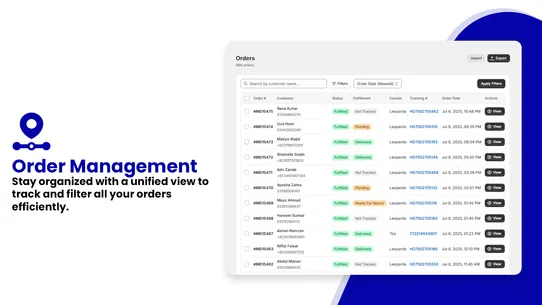 Track My Order – Realtime screenshot