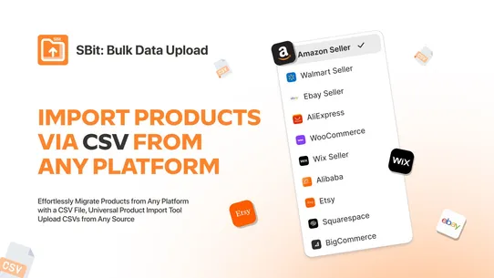Sbit ‑ Bulk Data Upload screenshot