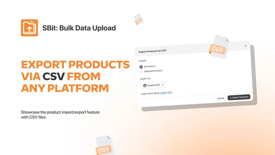 Sbit ‑ Bulk Data Upload screenshot