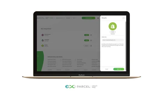 Ecoparcel screenshot