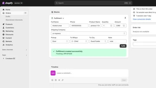 Livraison DZ screenshot