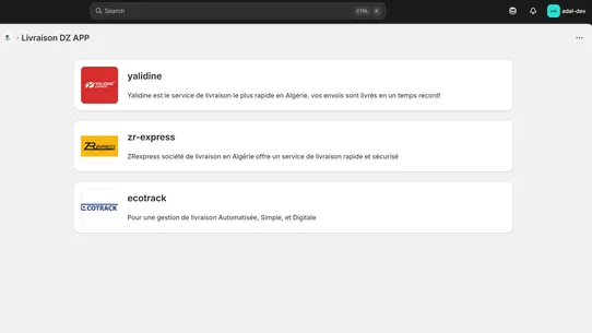 Livraison DZ screenshot