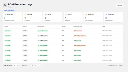 Assemblified Bill of Materials screenshot