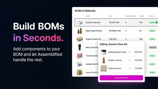 Assemblified Bill of Materials screenshot