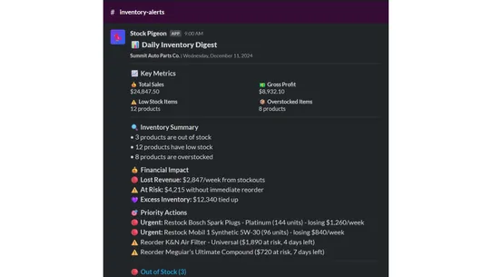 Stock Pigeon ‑ Smart Forecasts screenshot