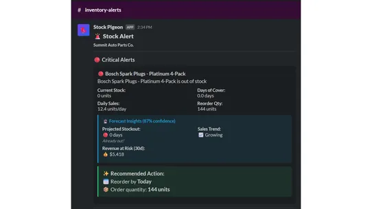 Stock Pigeon ‑ Smart Forecasts screenshot
