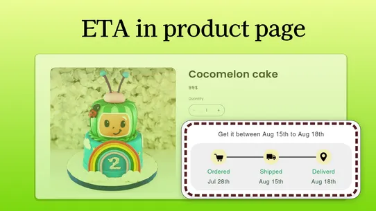 Product info screenshot