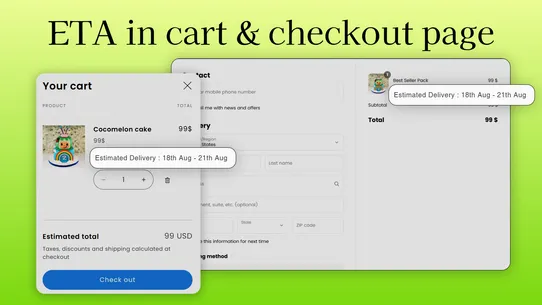 Product info screenshot