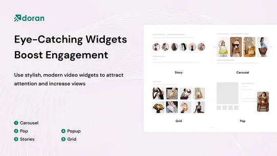 Doran Shoppable Videos &amp; Reels screenshot