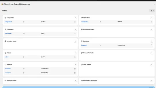 CleverSync ‑ PowerBI Connector screenshot