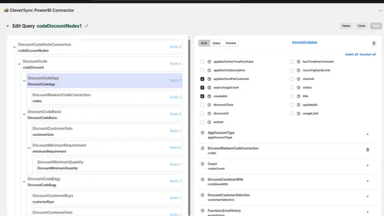 CleverSync ‑ PowerBI Connector screenshot