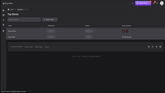 EcomRev screenshot