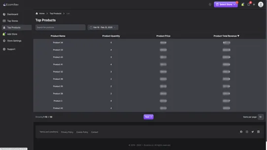 EcomRev screenshot